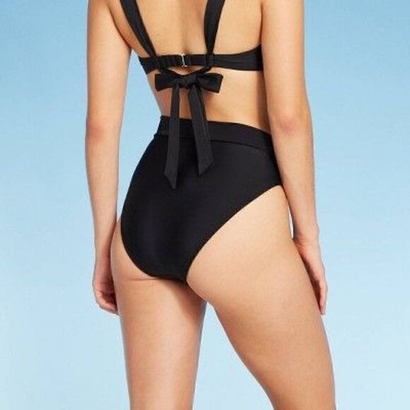 Xhilaration Junior's High Leg High Waist Bikini Bottom Sz L - Picture 4 of 12